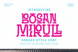 BOSAN MIRULL Trial Font