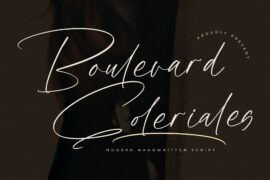 Boulevard Goleriales DEMO VERSI Font Family