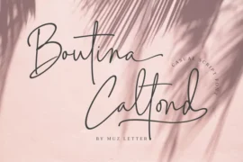 Boutina Caltond Font