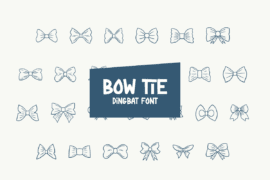 Bow Tie Font