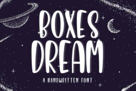 Boxes Dream Personal Use Only Font