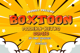 Boxtoon Font