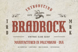 Bradrock Font