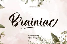 Brainiac Demo Font