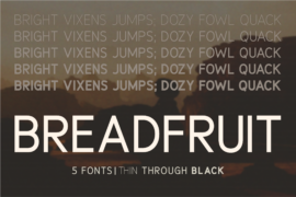 Breadfruit Font Family