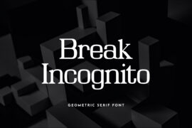 Break Icognito Font