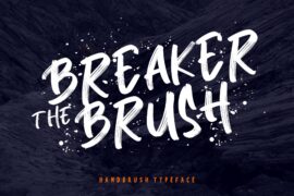 Breaker The Brush Font