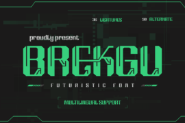 BREKGUtrial Font