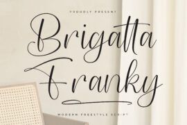 Brigatta Franky DEMO VERSION Font Family