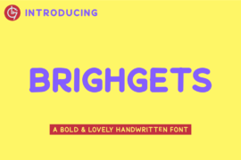 Brighgets Font