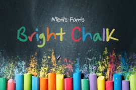 Bright Chalk Font