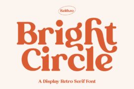 Bright Circle Font