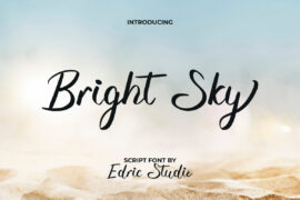 Bright Sky Demo Font