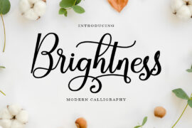 Brightness Script Font
