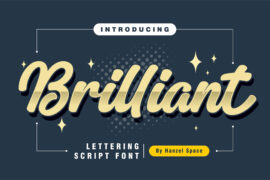 Brilliant Lettering Font