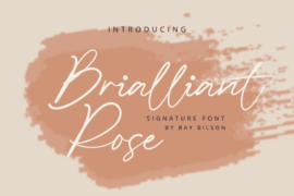 Brilliant Rose Font