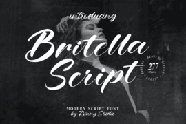 Britella Script DEMO Font