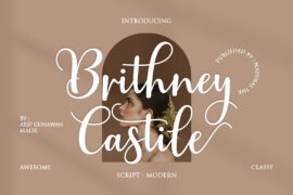 Brithney Castile Font Family