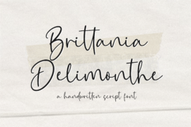 Brittannia Delimonthe Font