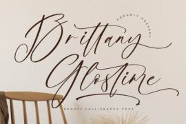 Brittany Glostime DEMO VERSION Font Family