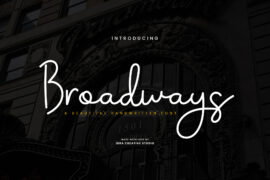 Broadways Font