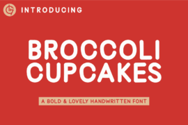 Broccoli Cupcakes Font