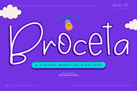 Broceta Personal Use Font