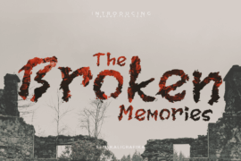 Broken Memories Font