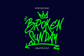 Broken Sunday Font Family