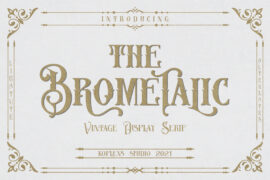 Brometalic DEMO Font