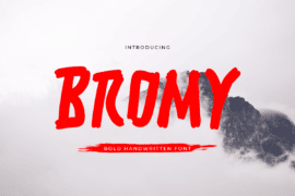 Bromy Font