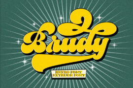 Brudy Retro Font