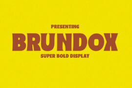 Brundox Font
