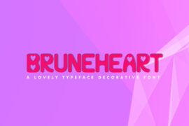 Bruneheart Demo Font