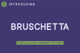 Bruschetta Font