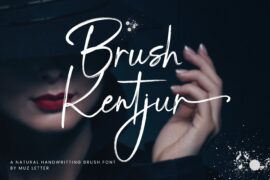 Brush Kentjur Font