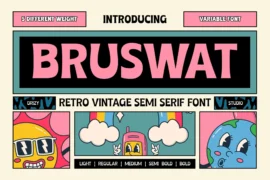 Bruswat Font