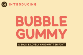 Bubble Gummy Font