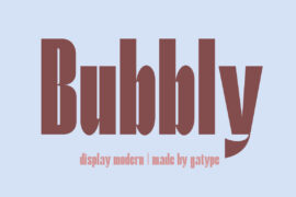 Bubbly Font