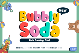 Bubbly-Soda Font