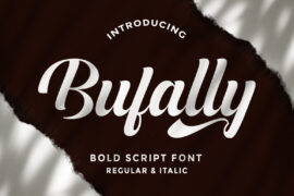 Bufally Script Font