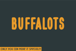 Buffalots Font