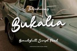 Bukalia Demo Font