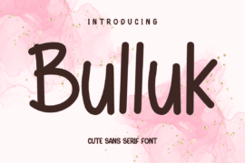 Bulluk Font