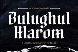Bulughul Marom Font