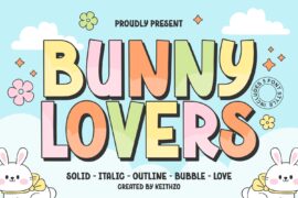 Bunny Lovers One Font