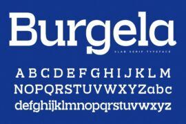 Burgela DEMO VERSION Font Family