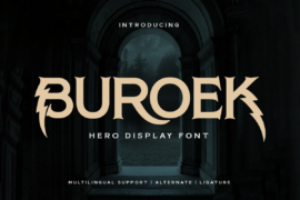 BUROEK Trial Font