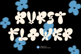 Burst Flower Font
