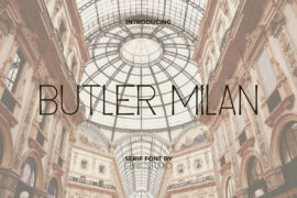 ButlerMilanDemo Font